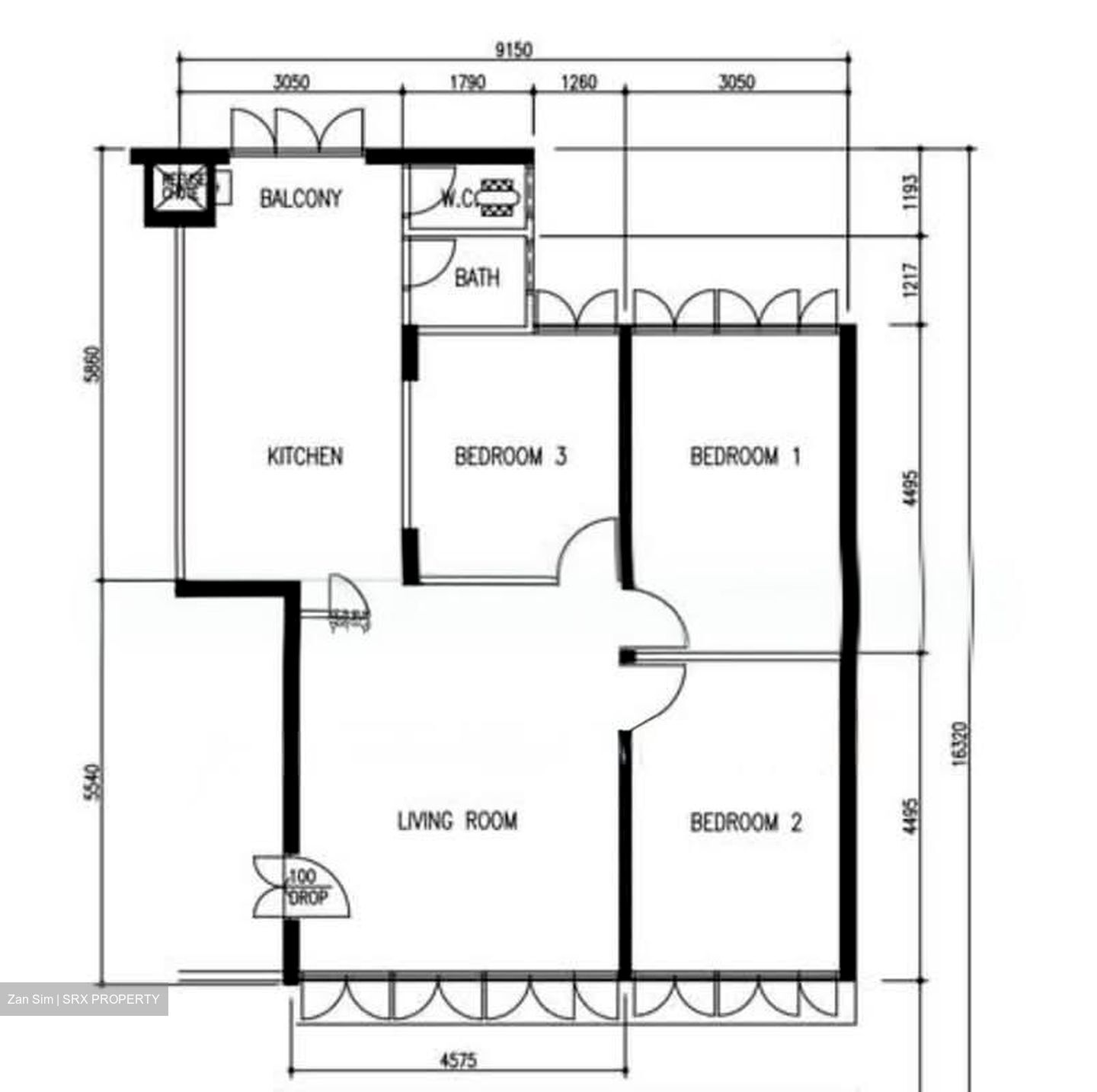 Blk 52 New Upper Changi Road (Bedok), HDB 4 Rooms #572446511